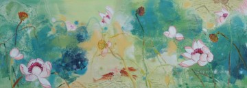 ロータス 10 のモダンな花 Oil Paintings